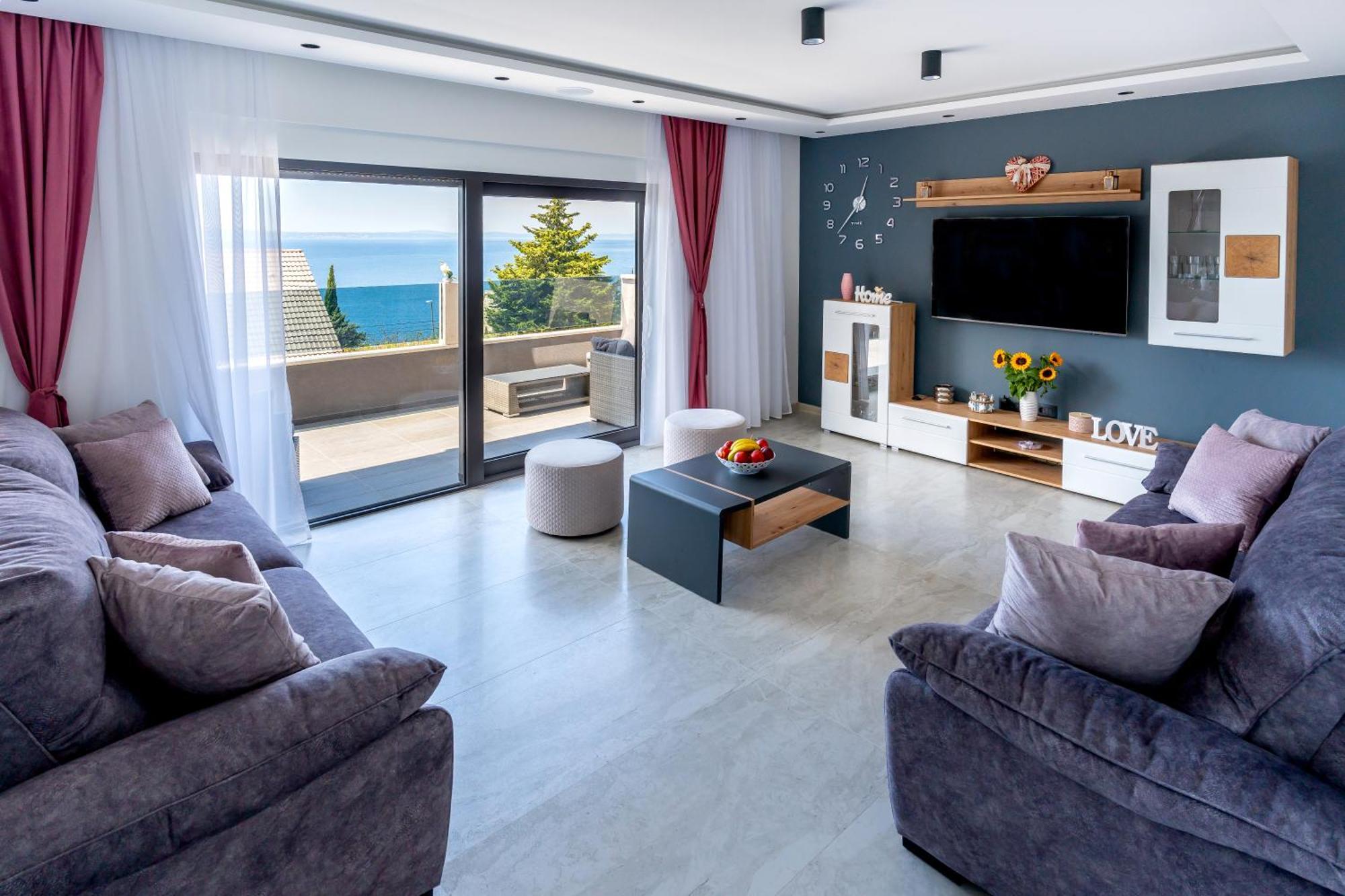 Luxury Apartment Lorena - Private Heated Pool - เยเซนิเซ ภายนอก รูปภาพ